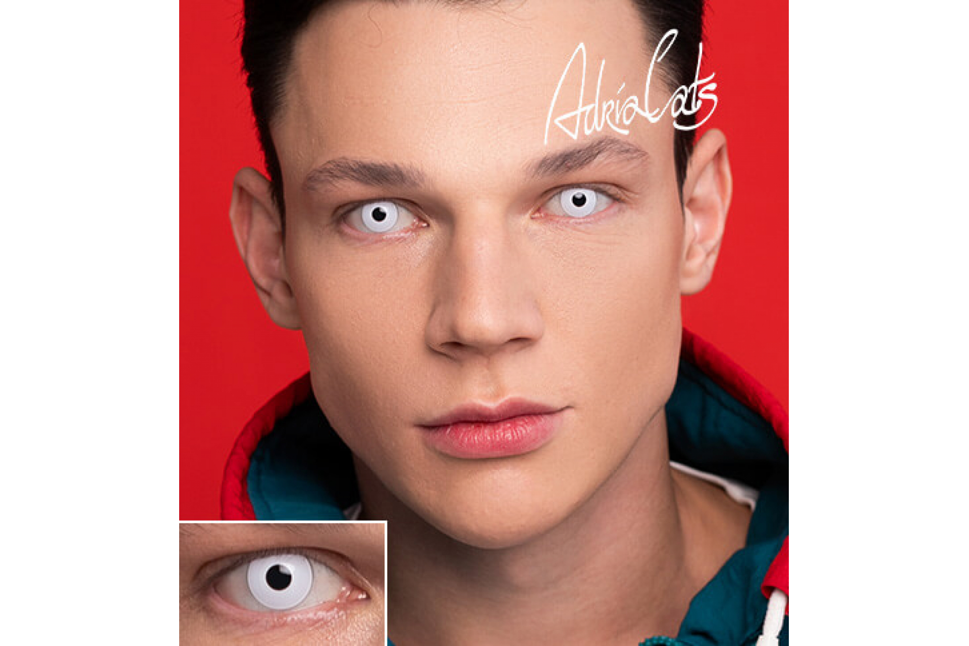 Контактные линзы Adria Crazy White Out (белое пятно) (1 линза)