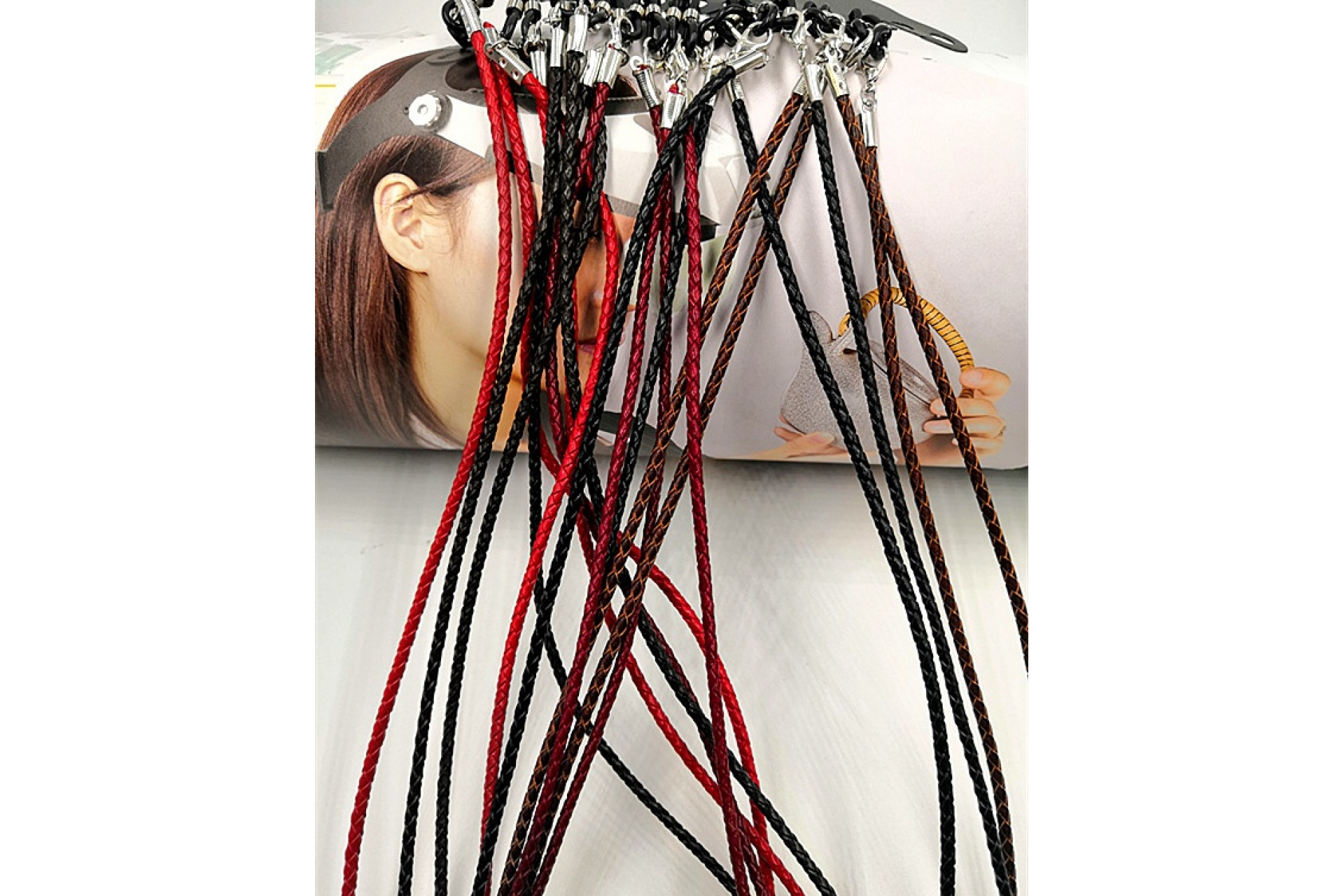 Шнурки кожа Е16 1 шт.