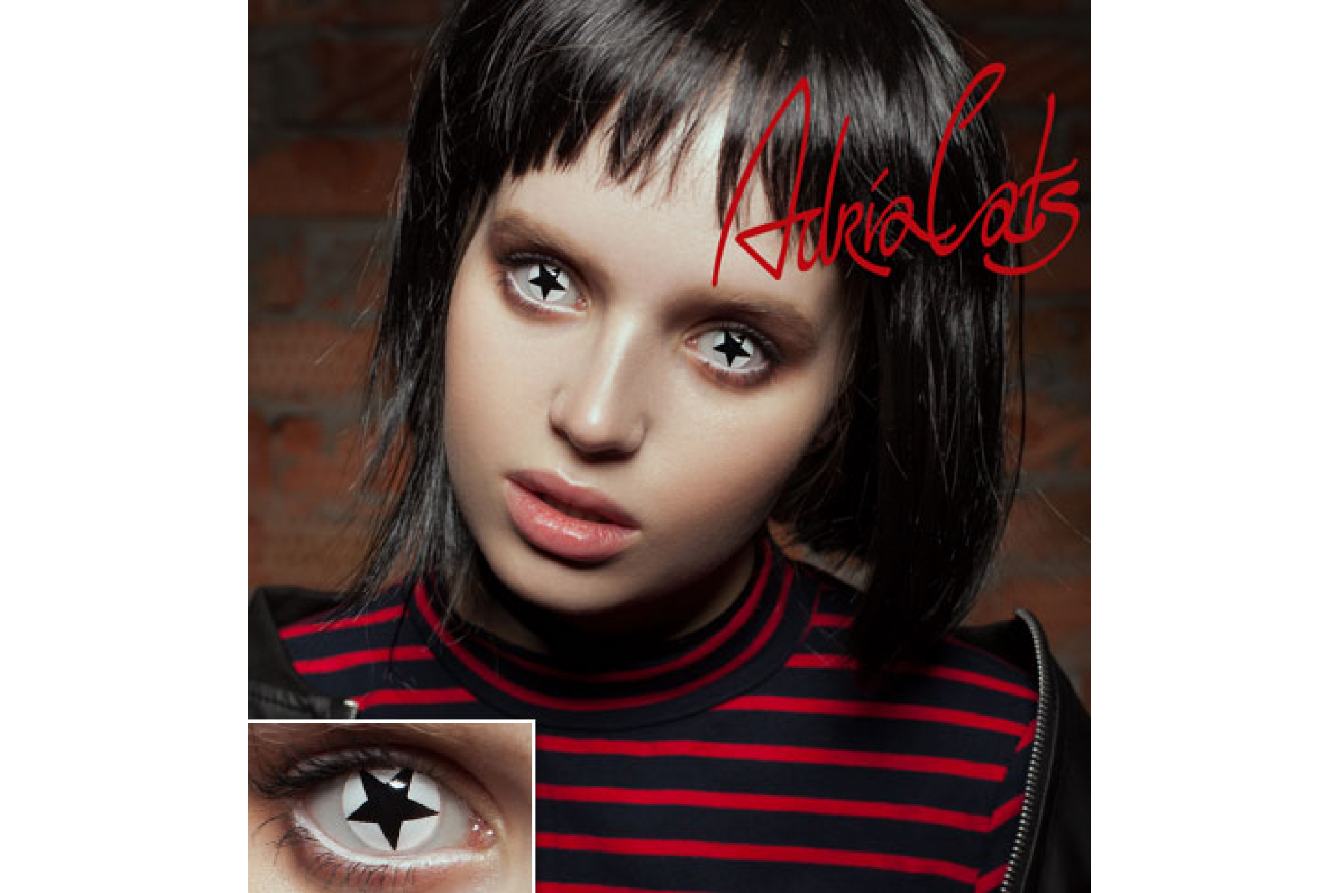 Контактные линзы Adria Crazy Black Star (черная звезда) (1 линза)