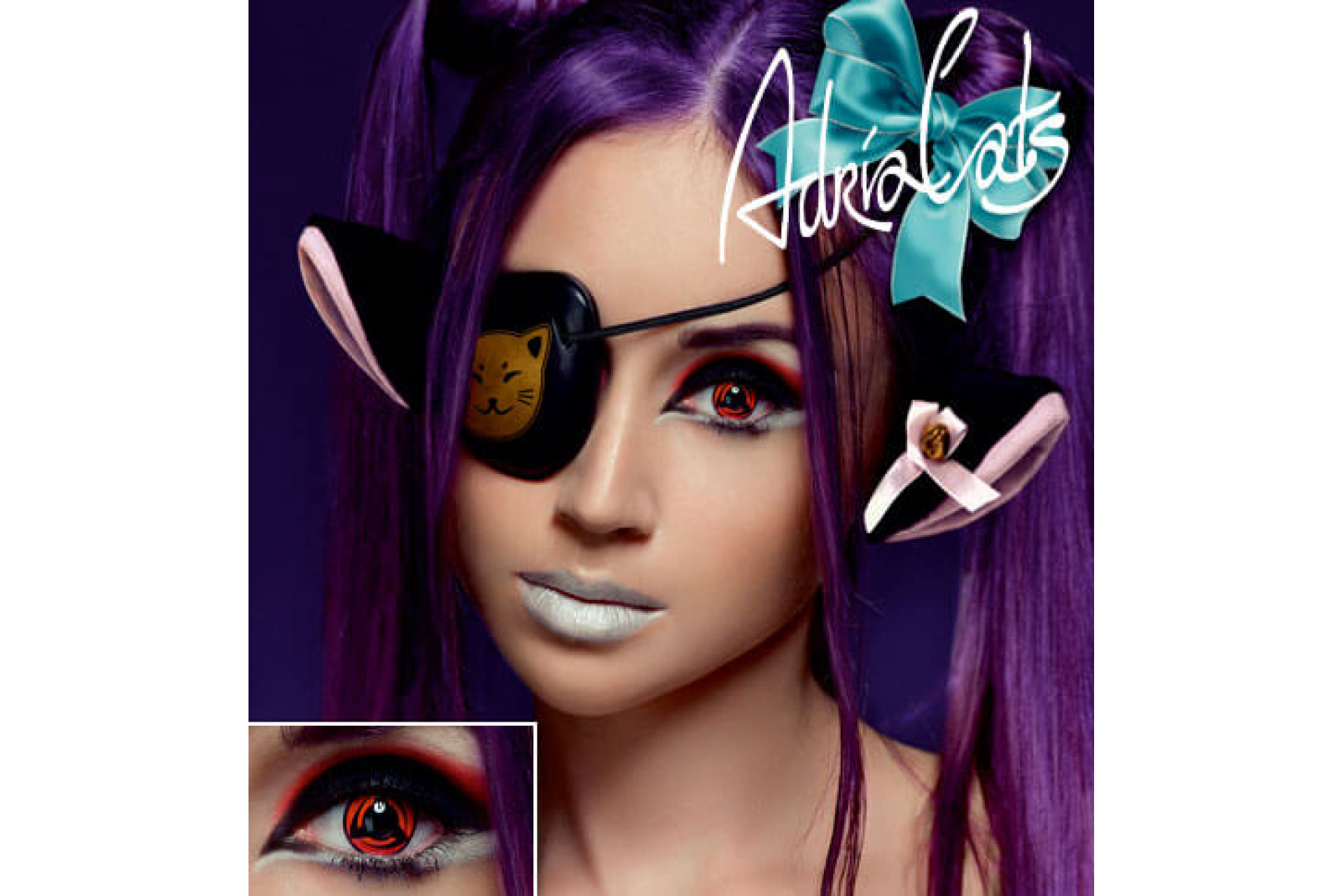 Контактные линзы Adria Crazy Sharingan (шаринган) (1 линза)