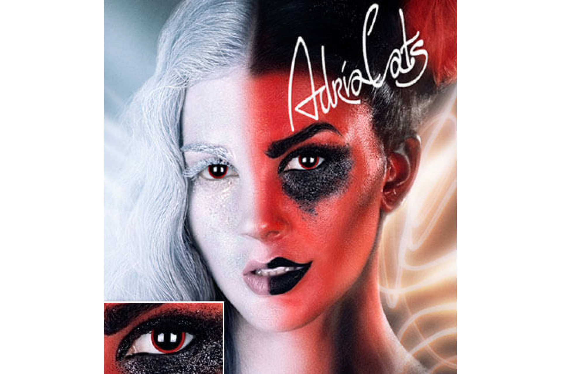 Контактные линзы Adria Crazy Demon (демон) (1 линза)