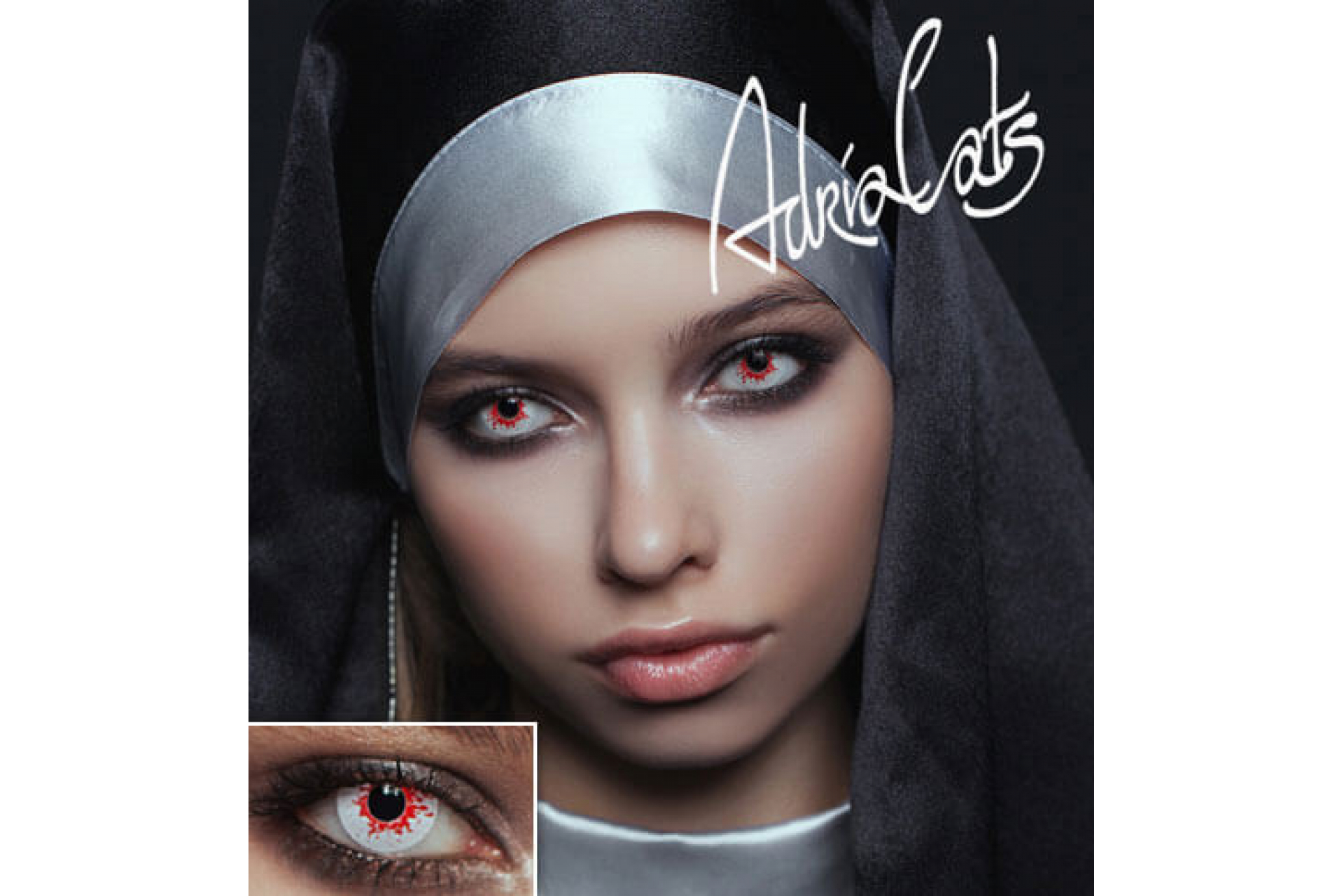 Контактные линзы Adria Crazy Blood (кровь) (1 линза)