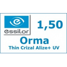 Линзы для очков Essilor Orma Thin Crizal Alize+ UV 1,50