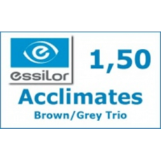 Линзы для очков Essilor Acclimates Brown/Grey Trio 1,50